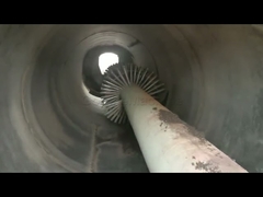 Dua-Dalam-Satu Pupuk Organik Basah Rotary Drum Granulator Gigi Pengaduk