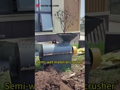 Bahan Kandungan Kelembaban Tinggi Pupuk Anti-Blokasi Hammer Crusher