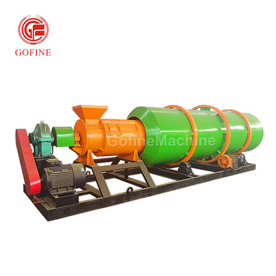 Tipe Baru Rotary Drum Granulator Pengaduk Gigi di Lini Produksi Pupuk