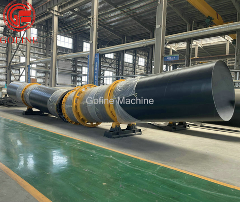 1.2 × 12 Pupuk Rotary Dryer 3-5t / jam Mesin Pembuat Kotoran Organik