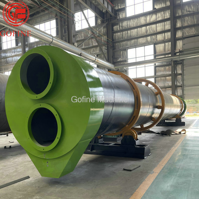 Pengering Rotary Kiln Kayu Serbuk Gergaji Kayu Industri 8-15t / H