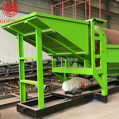 Rolling Griddle Trommel Rotary Screen Dalam Bahan Tahan Api Pupuk Batubara