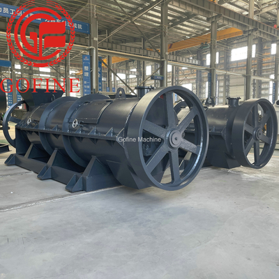 3-5 T/H Rotary Drum Pupuk Granulator Lini Produksi Kotoran Ayam
