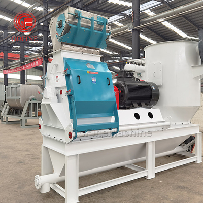 10 Ton Jagung Hammer Mill Feed Grinding Crusher Equipment Lini Produksi Pakan