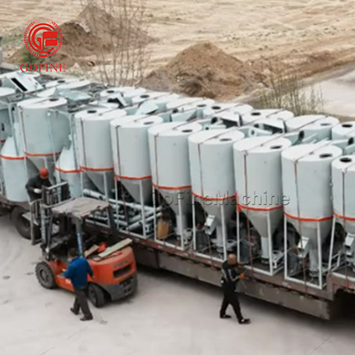 Mesin Penggiling Pakan Otomatis Dan Pengolah Mixer 1.5kw Untuk Produksi Berkesinambungan
