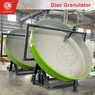 1-2t/h Wet Granulator Disc Granulator Machine untuk jalur produksi pupuk