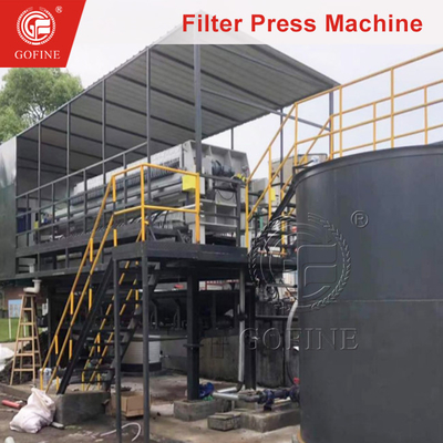 Peralatan Pencet Filter Plat Pengungkapan Otomatis yang Dikendalikan PLC