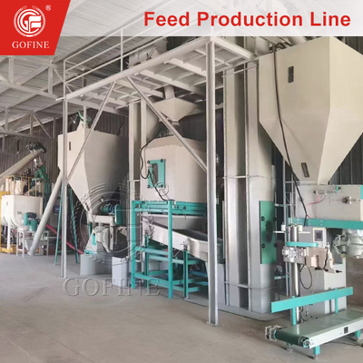 Otomatis Feed Line Produksi Dengan Mesin Manufaktur Feed Ikan