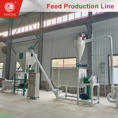 Jalur Produksi Pellet Pakan Hewan Lengkap Dengan Mesin Pellet Feed Mill