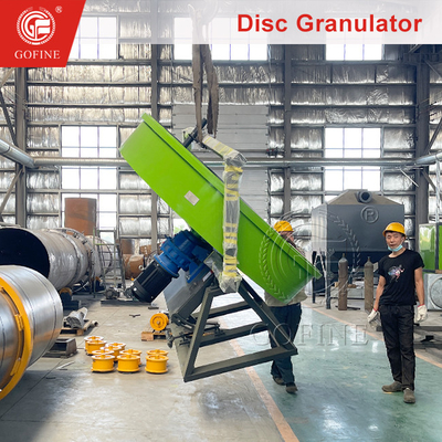 1-2 T/H Disc Organic Fertilizer Granulator Untuk Wet Granulation