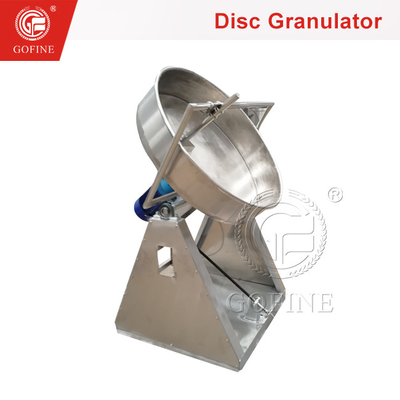 Mudah untuk membersihkan baja tahan karat Mini Potash Fertilizer Granulator