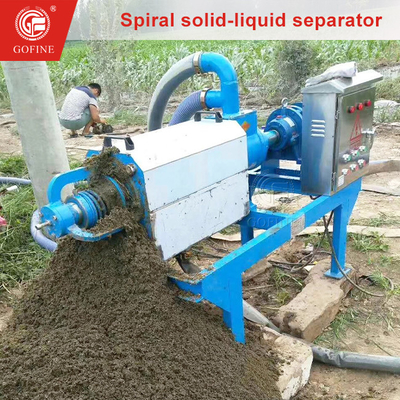 10-20 M3/H Kapasitas Mesin Pemisahan Cairan Padat dari Kotoran Sapi Untuk Solusi yang Disesuaikan
