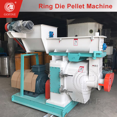 1-8 Ton/Jam Kapasitas Pupuk Berkualitas Tinggi Pellet Mesin Membuat Ring Die Pelletizer