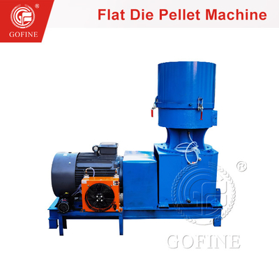 Final Granules 2-8mm Partikel Kolom Flat Die Pellet Mesin Untuk Pabrik Pupuk