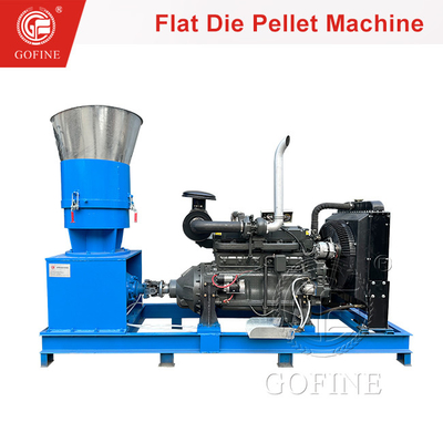 Mesin Pengolahan Pellet Diesel Ring Flat Die dengan output besar
