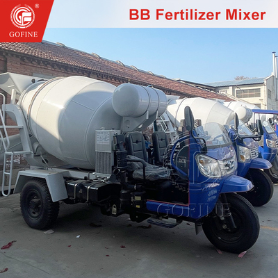 Kapasitas besar 1-10 Ton Heavy Duty Bb Fertilizer Mixer Untuk Tidak Ada Campuran Sudut Mati