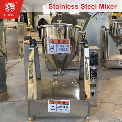 Kualitas Tinggi Mini Pinggang Drum Mixer Makanan Hewan Dengan 2-40L Volume