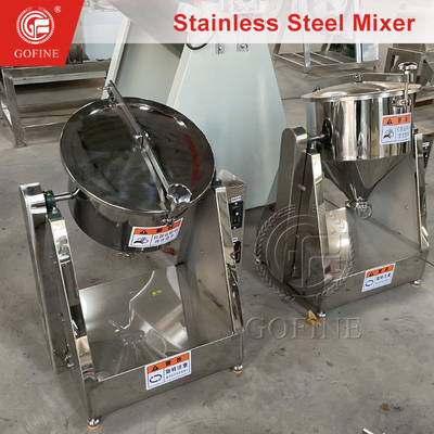 Mesin pengaduk tepung bubuk matcha kelas makanan dari stainless steel