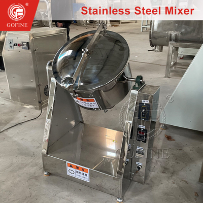 Precision Model Kecil Mesin Pencampur Baja Rinsless 2-40L Volume