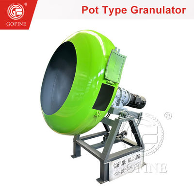 Mesin granulator pupuk organik granulator pot bulat