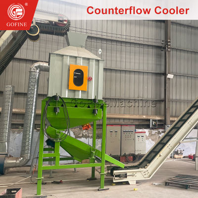 Mesin Pemanas Pellet Vertikal Counter Flow Tower