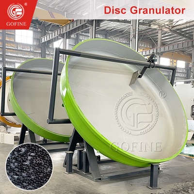 Mesin Granulator Disk Pupuk 1-2T/H dengan Sistem Kontrol PLC