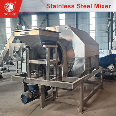 Kalium klorida senyawa Bb pupuk stainless steel mixer