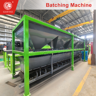 Sistem Pencampuran Batch 6 Hopper Otomatis Penuh untuk Pupuk