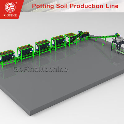 Pencampuran Campuran Benih Awal Batch Campuran Tanah Pot Kebun