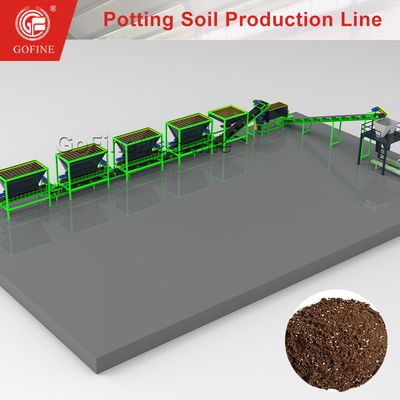 Continuous Germination Mix Production Line Soil Mixing System