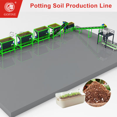 Tanah Campuran Pot untuk Kebun Rumah Kaca Komersial