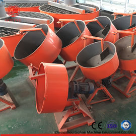 Mesin Granulator Disc Warna Merah Untuk Pabrik Pengolahan Pupuk Organik