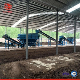 Peralatan Produksi Pupuk Organik Kompos Operasi Stabil Kapasitas Tinggi