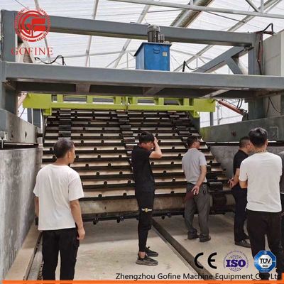 Tempat Tidur Fermentasi Forklift Q235 Mesin Pile Turning 25KW