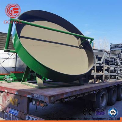 1000kg / H Q235 Disk Lini Produksi Pupuk Organik
