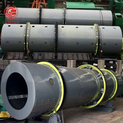 Senyawa NPK Rotary Drum Granulator 5mm Pellet Erosi Bukti Pro