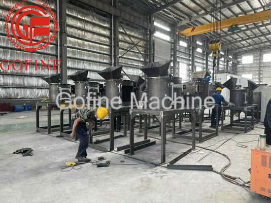Mesin Penghancur Pupuk Rantai Kibbler Horizontal 5T / H