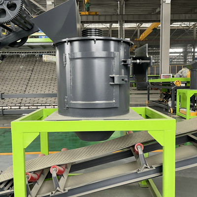 1-5 T / H Vertikal 60mm Mesin Pengolahan Pupuk 11Kw Single Shaft Chain Crusher