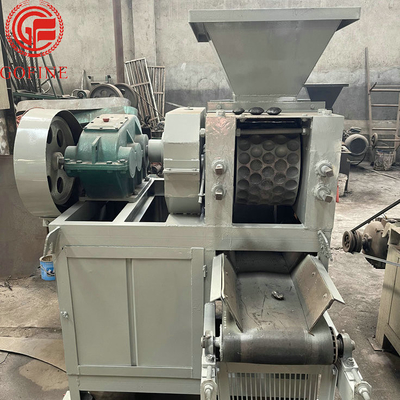 1.5t / H Spheroidicity Double Roller Pupuk Granulator Mesin Pupuk Organik